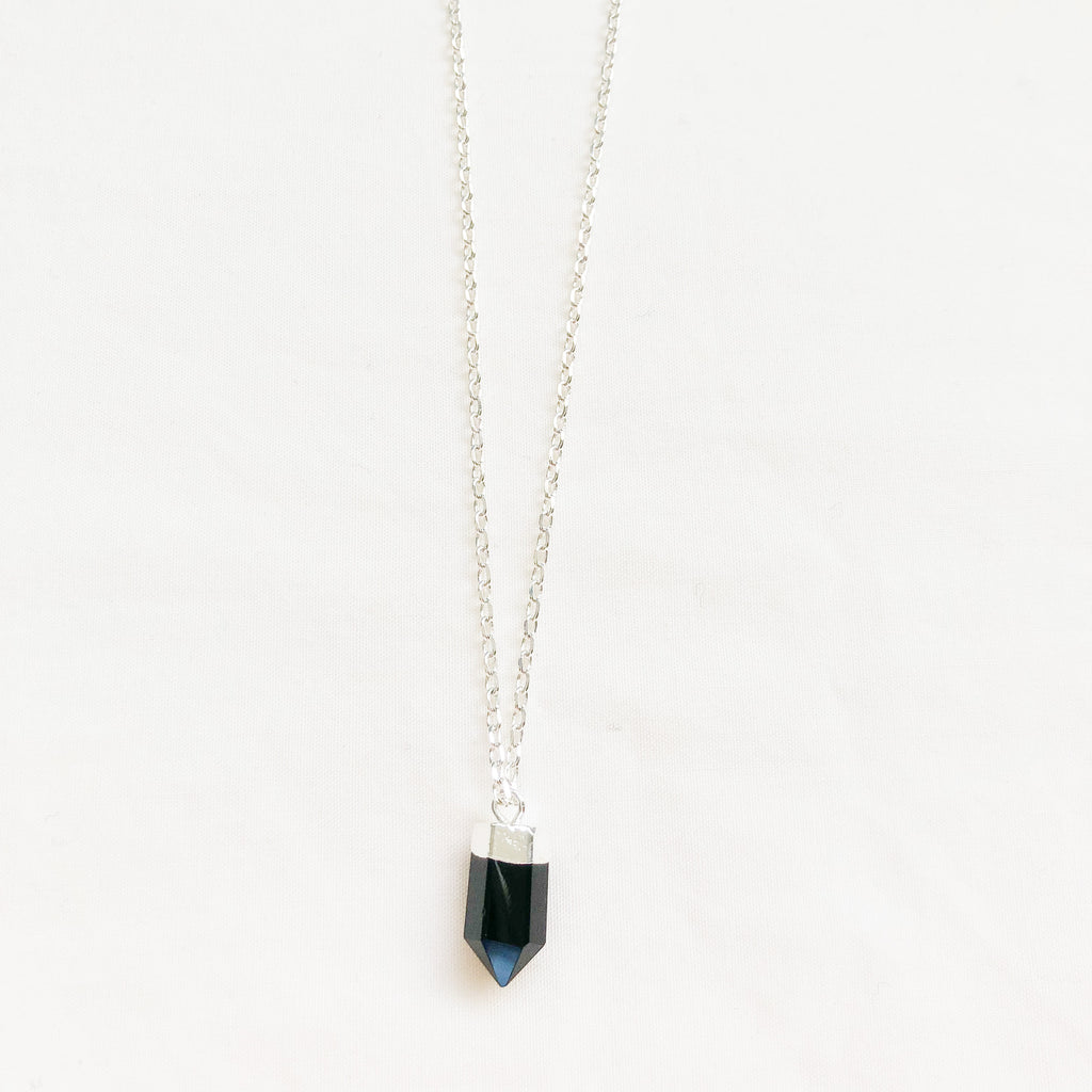 Obsidian Point Necklace