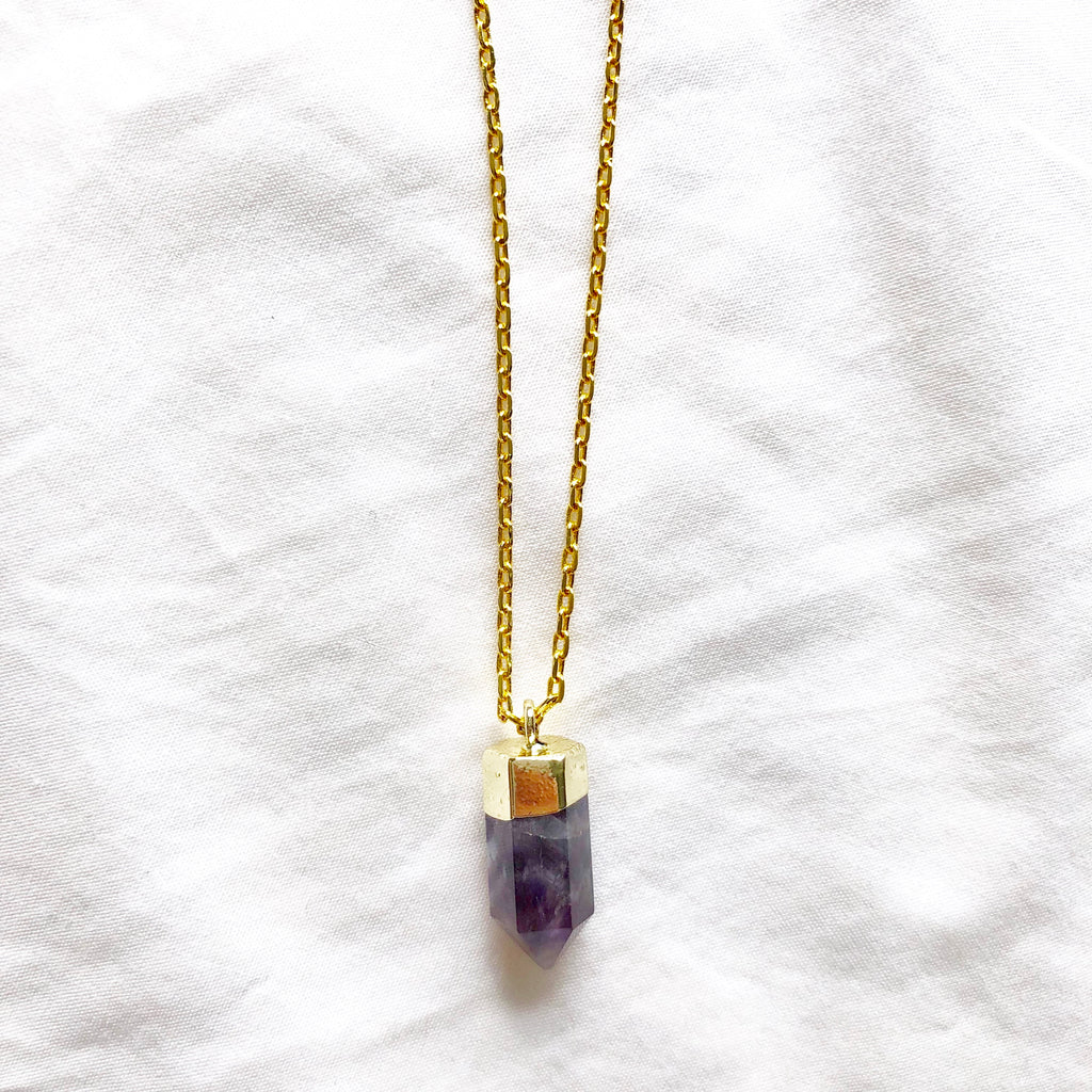 Amethyst Point Necklace